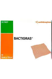 Bactıgras 10X10 Cm Yara Örtüsü 1 Paket İçinde 10 Adet Vardır - Lento Medikal