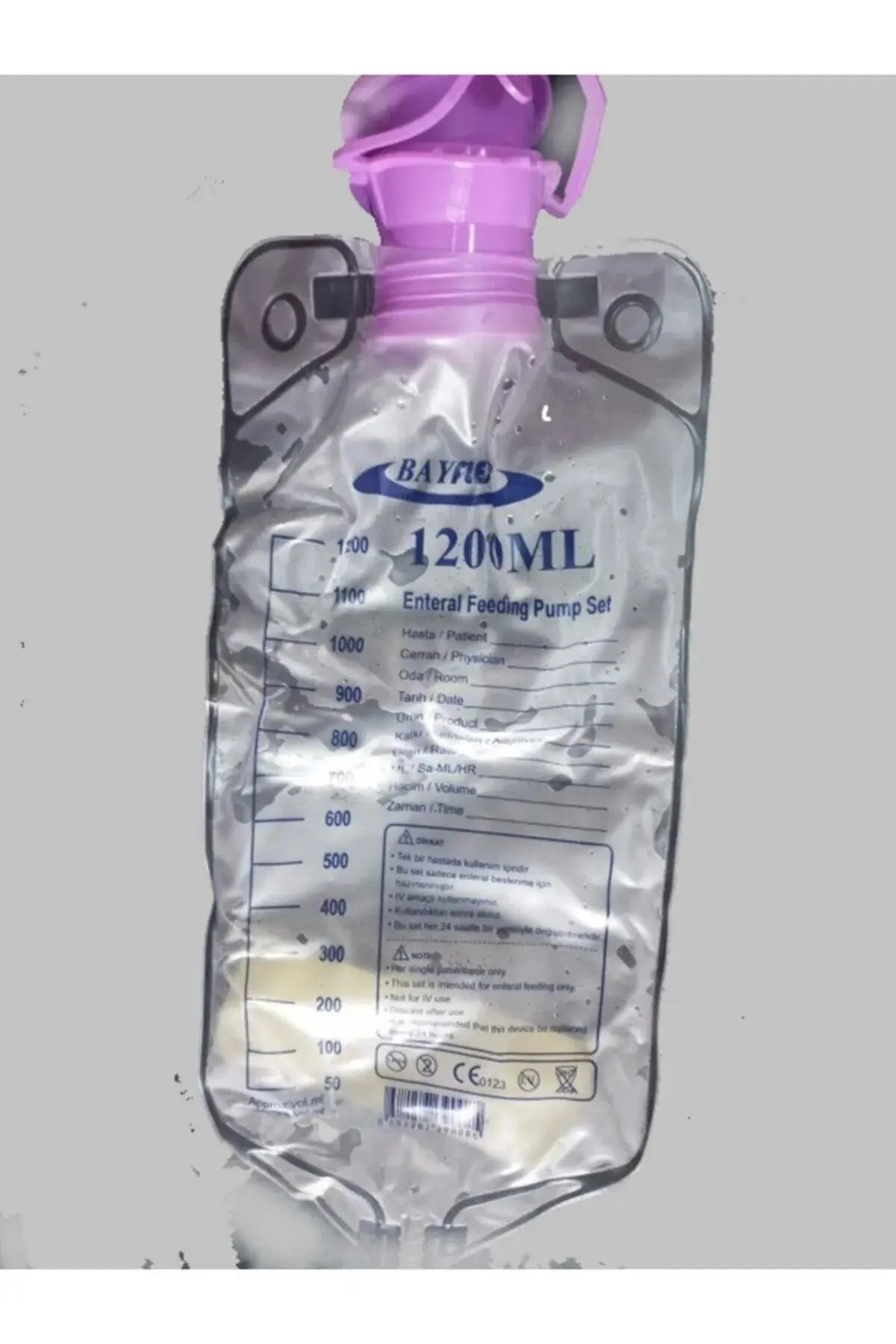 Bayflex Enterel Beslenme Seti Pompali Çift Y Portlu 1200 ML Lento Medikal