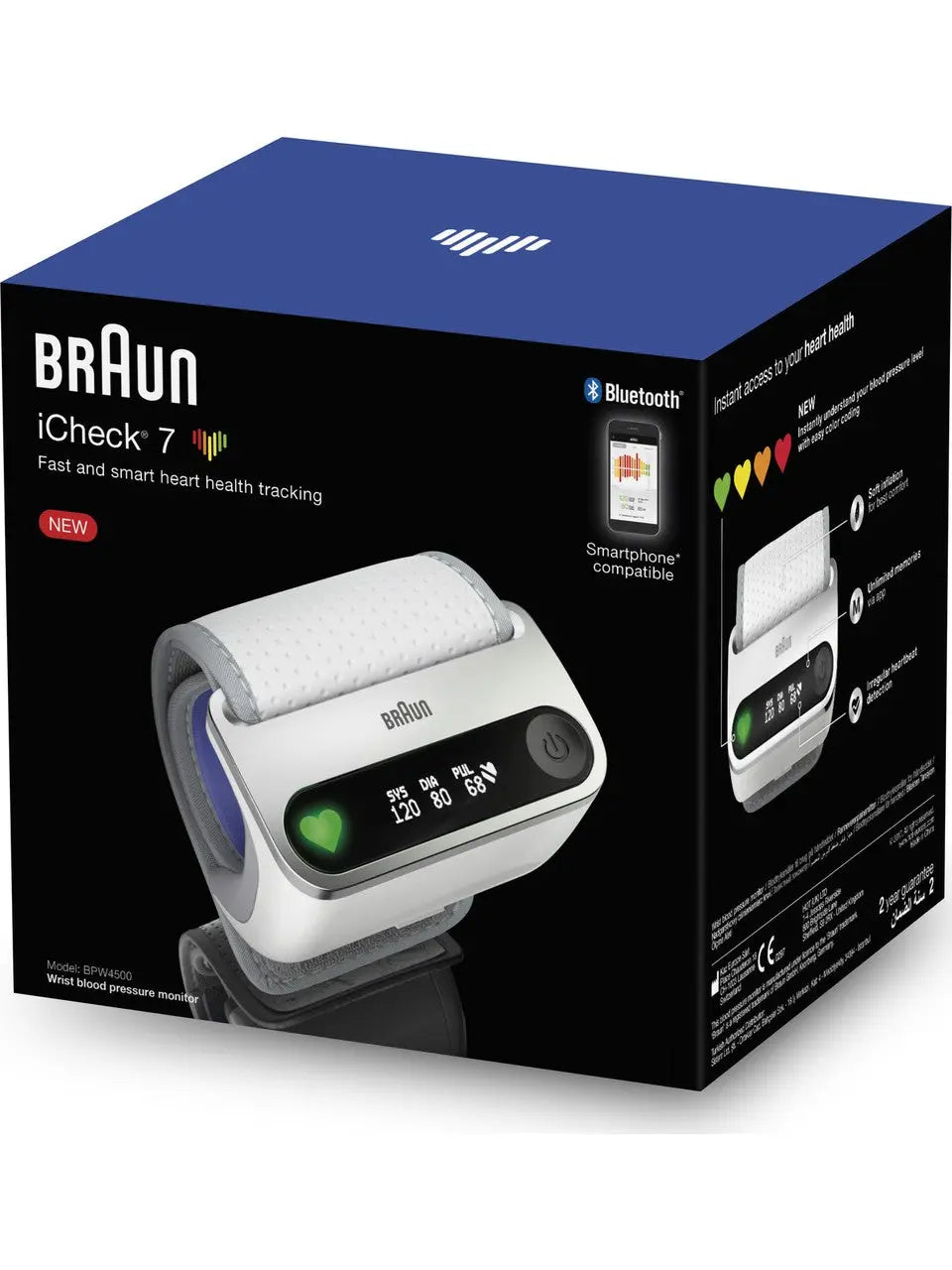 Braun iCheck 7 BPW 4500 Bilekten Tansiyon Ölçer Lento Medikal