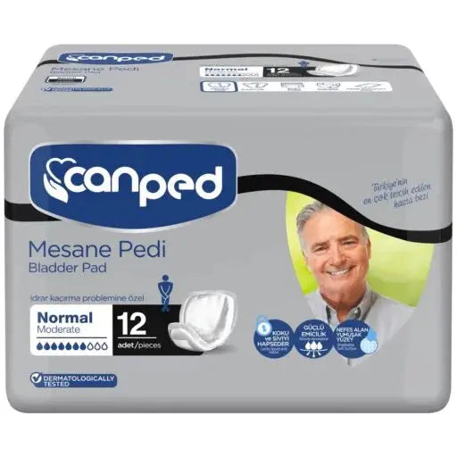 Canped Mesane Pedi Erkek MEDIUM 12li - Lento Medikal