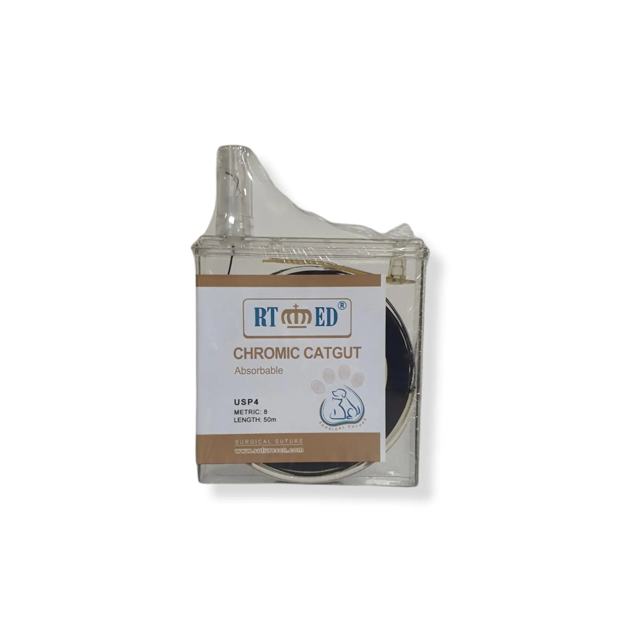 Chromic Kaset Katküt Usp No:4 8 Metric 50 m Lento Medikal