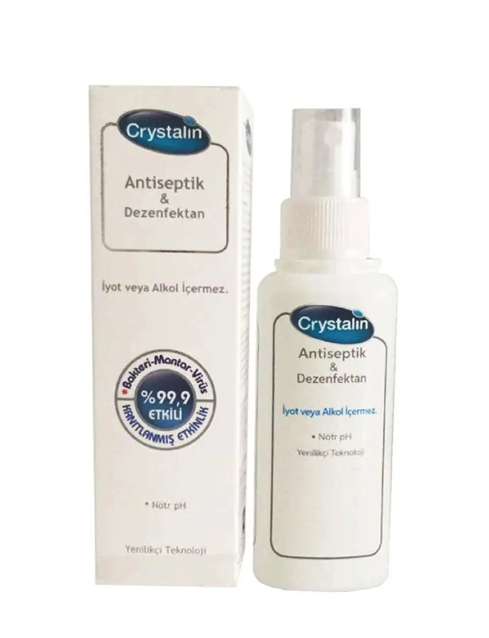 Crystalin antiseptik dermal dezenfektan 100ml - Lento Medikal