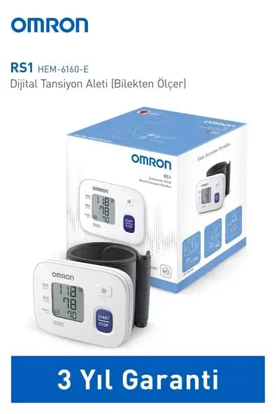 OMRON RS1 Kolay Taşınabilir Bilekten Ölçer Tansiyon Aleti Lento Medikal
