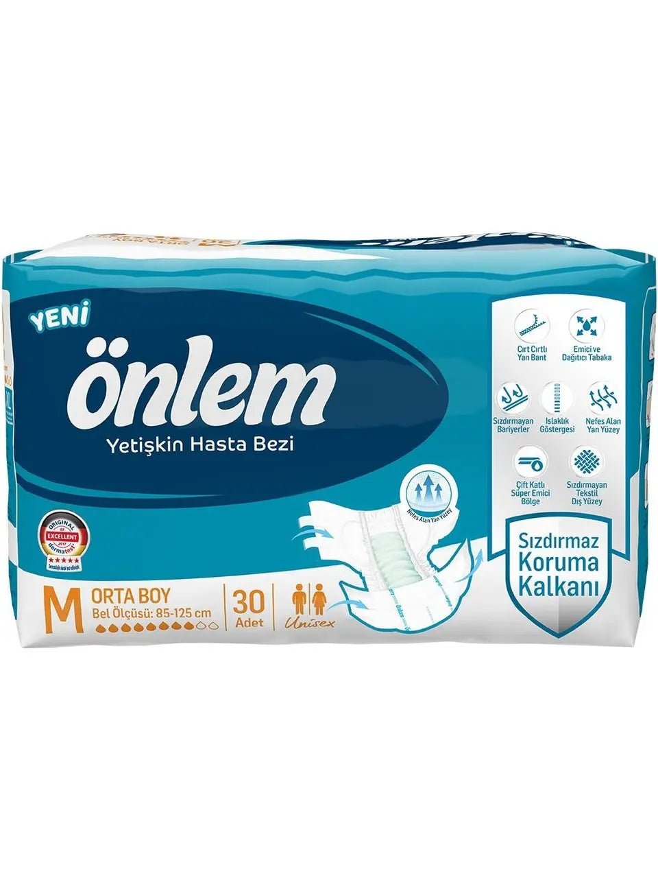 Önlem Yetişkin Hasta Bezi Medium 30 Adet Lento Medikal