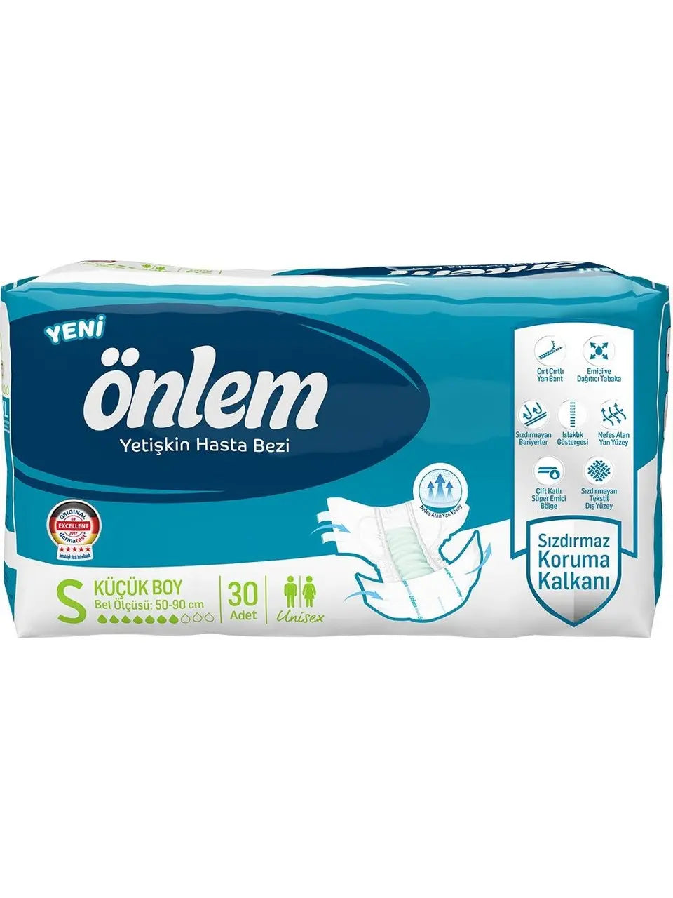 Önlem Yetişkin Hasta Bezi Small Beden 30 Adet Lento Medikal