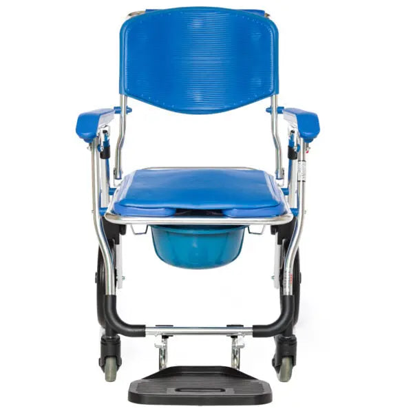 Römer R402 Mavi Tekerlekli Banyo Tuvalet Sandalyesi Lento Medikal