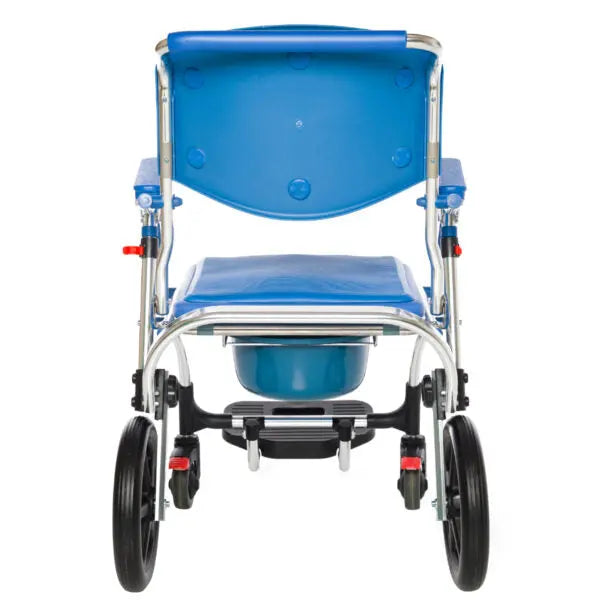 Römer R402 Mavi Tekerlekli Banyo Tuvalet Sandalyesi Lento Medikal