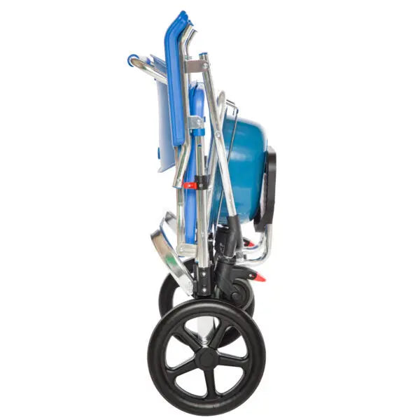 Römer R402 Mavi Tekerlekli Banyo Tuvalet Sandalyesi Lento Medikal