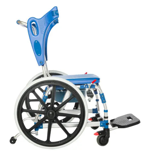 Römer R403 Mavi Büyük Tekerlekli Banyo Tuvalet Sandalyesi Lento Medikal