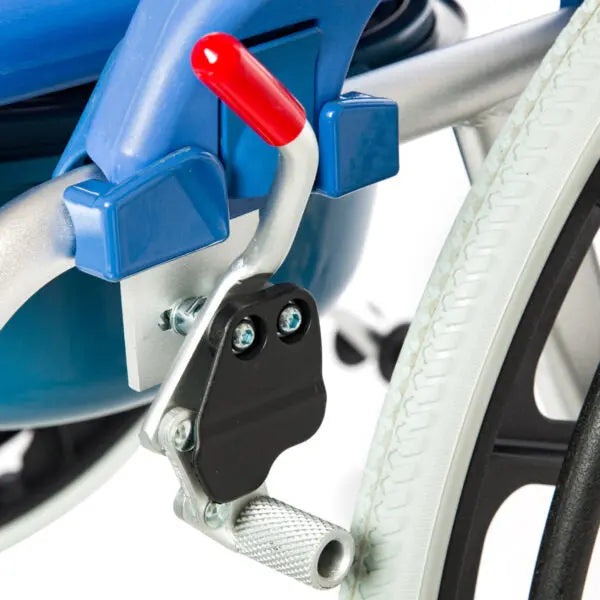 Römer R403 Mavi Büyük Tekerlekli Banyo Tuvalet Sandalyesi Lento Medikal