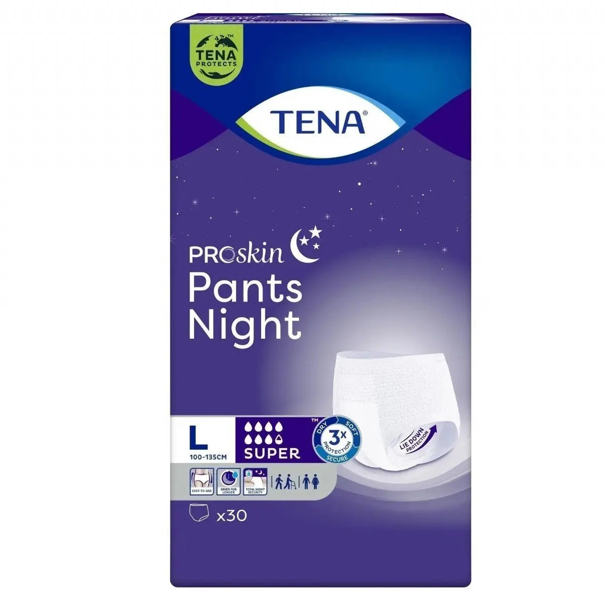 TENA ProSkin Pants Night  Emici külot L Beden 30 lu - Lento Medikal