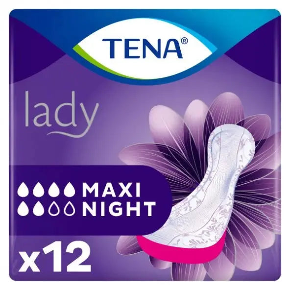 Tena Lady Maxi Night 6 damla Kadın Mesane Pedi 12li paket Lento Medikal