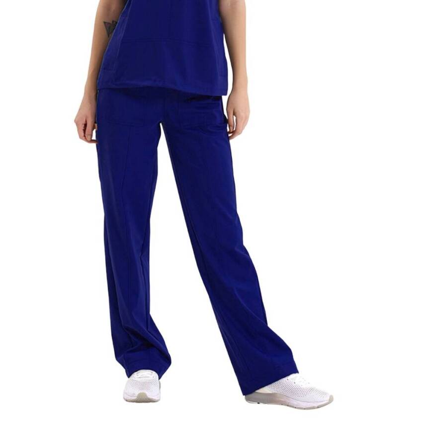 BRL MEDİNİLLA & MEDİKAGO | TEK ALT Çift Yön Likralı Kadın Cerrahi Pantolon Parlement Mavi