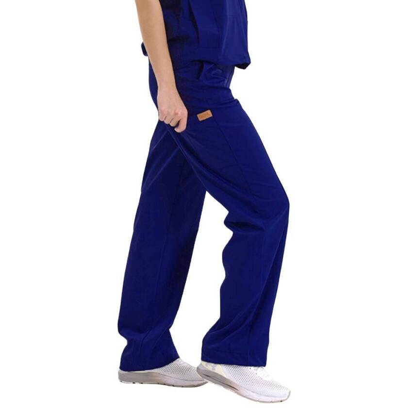 BRL MEDİNİLLA & MEDİKAGO | TEK ALT Çift Yön Likralı Kadın Cerrahi Pantolon Parlement Mavi