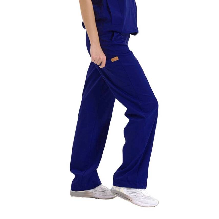 BRL MEDİNİLLA & MEDİKAGO | TEK ALT Çift Yön Likralı Kadın Cerrahi Pantolon Parlement Mavi